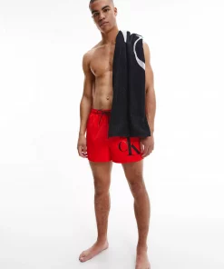 Calvin Klein Beach Towel Black