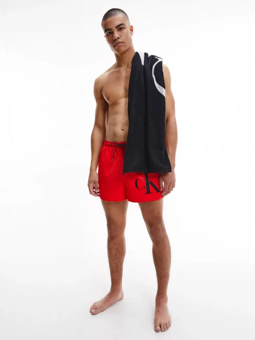 Calvin Klein Beach Towel Black