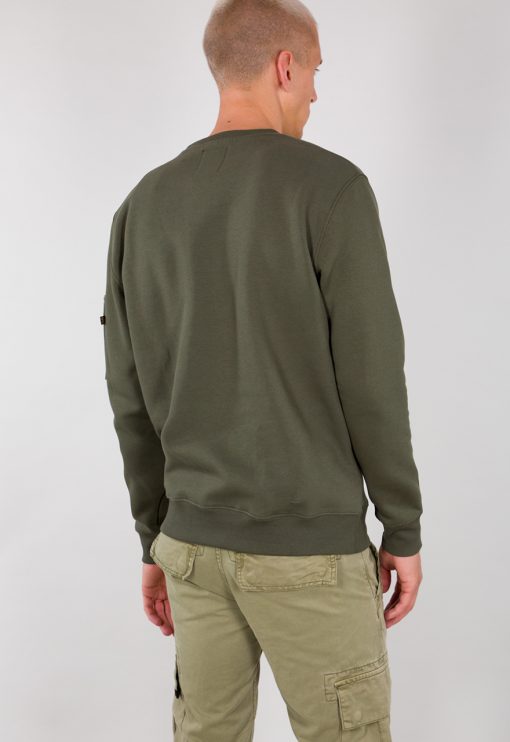 Alpha Industries 3D Logo Sweater Dark Olive