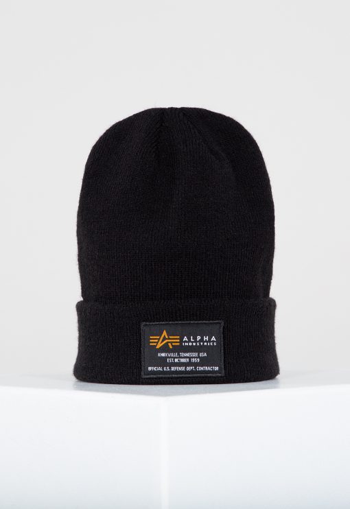 Alpha Industries Crew Beanie Black