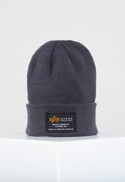 Alpha Industries Crew Beanie Grey