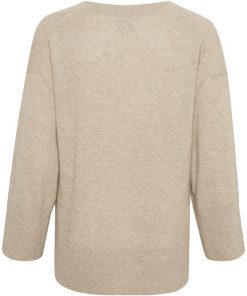 Part Two Hellin Cashmere Pullover Light Camel Melange