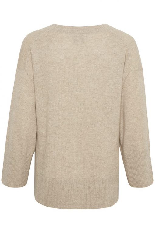 Part Two Hellin Cashmere Pullover Light Camel Melange