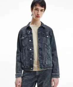 Calvin Klein Modern Essential Denim Jacket Denim Black