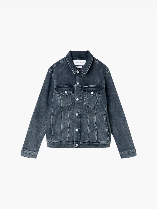 Calvin Klein Modern Essential Denim Jacket Denim Black