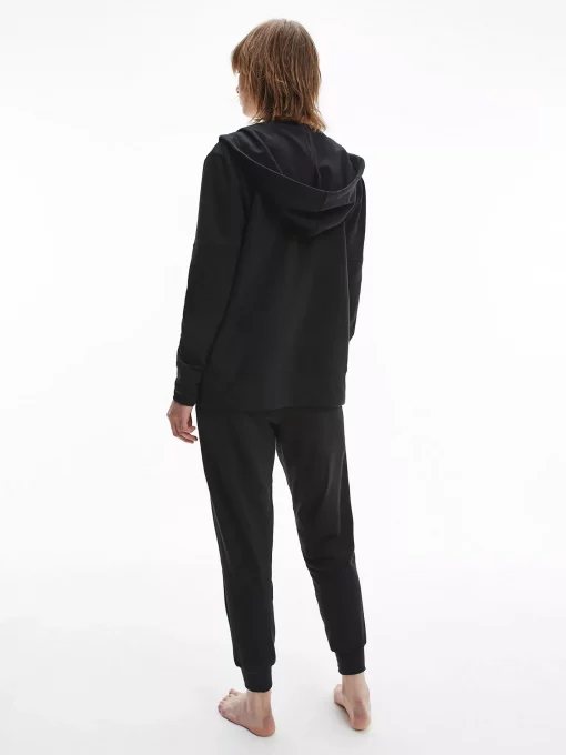 Calvin Klein Lounge Zip Up Hoodie Black