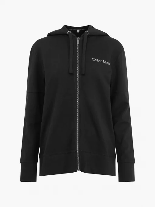 Calvin Klein Lounge Zip Up Hoodie Black
