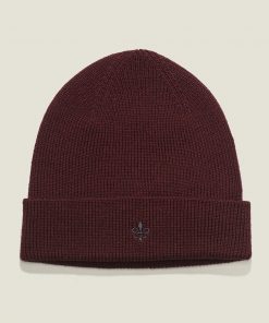 Morris Stockholm Wells Beanie Wine Red
