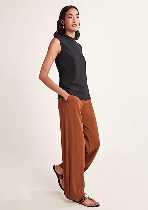 Comma, Sleeveless Top Black