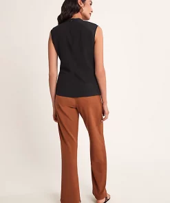 Comma, Sleeveless Top Black