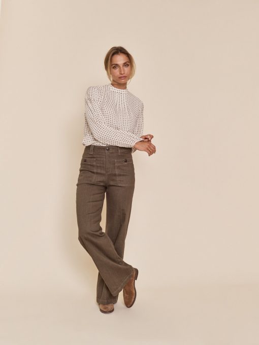 Mos Mosh Fina Tilia Blouse Ecru