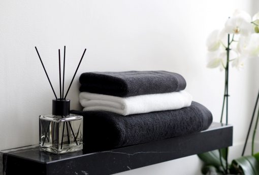 Balmuir Lugano Towel 50 x 70 Dark Grey