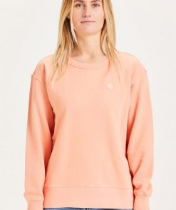 Knowledge Cotton Apparel Daphne Basic Badge Sweat Shimp