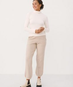 Part Two Efinas Rollneck T-shirt Whitecap Gray