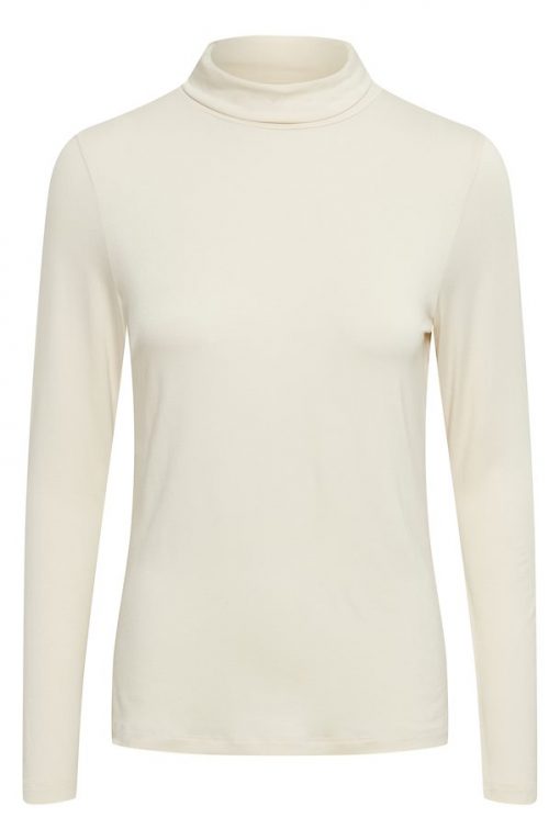 Part Two Efinas Rollneck T-shirt Whitecap Gray