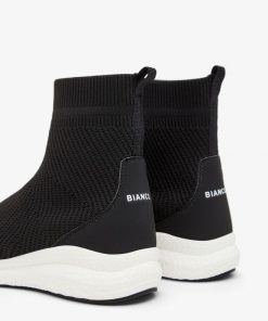 Bianco Biacharlee Knit Sneakers Black