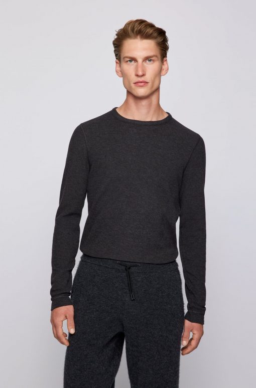 Boss Tempest Long-Sleeve T-Shirt Black