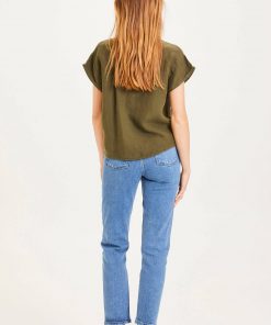 Knowledge Cotton Apparel Iris Mom Jeans Light Blue