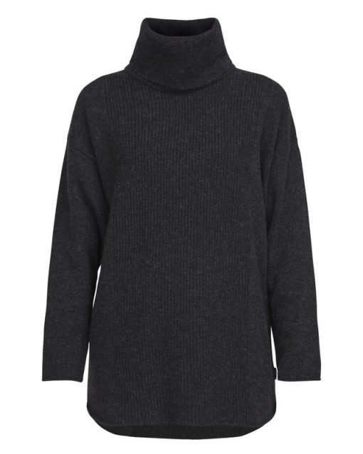 Holebrook Estrid Rollneck Anthracite Melange