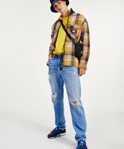 Tommy Jeans Check Zip Overshirt Golden Age/Multi