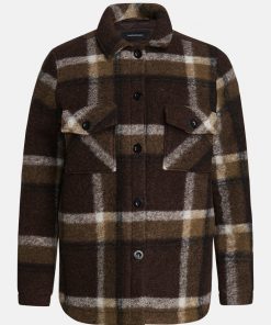 Peak Performance Kelly Wool Shirt Jacket Women Brown
