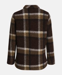 Peak Performance Kelly Wool Shirt Jacket Women Brown