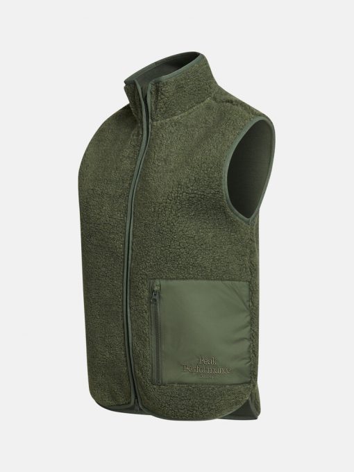 Peak Performance Original Pile Vest Women Thrill Green