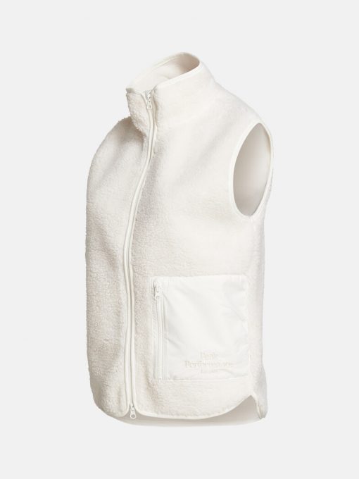 Peak Performance Original Pile Vest Women Offwhite