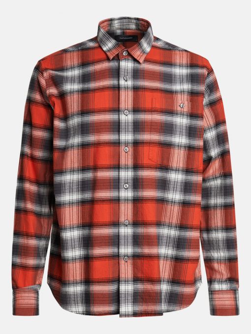 Peak Performance Moment Flanell Shirt Men Red Check