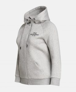 Peak Performance Original Zip Hoodie Women Grey Melange