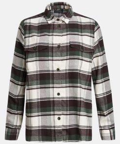 Peak Performance Kelly Flanell Shirt Women Brown