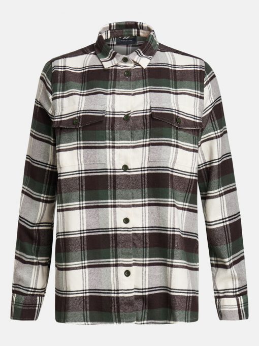 Peak Performance Kelly Flanell Shirt Women Brown