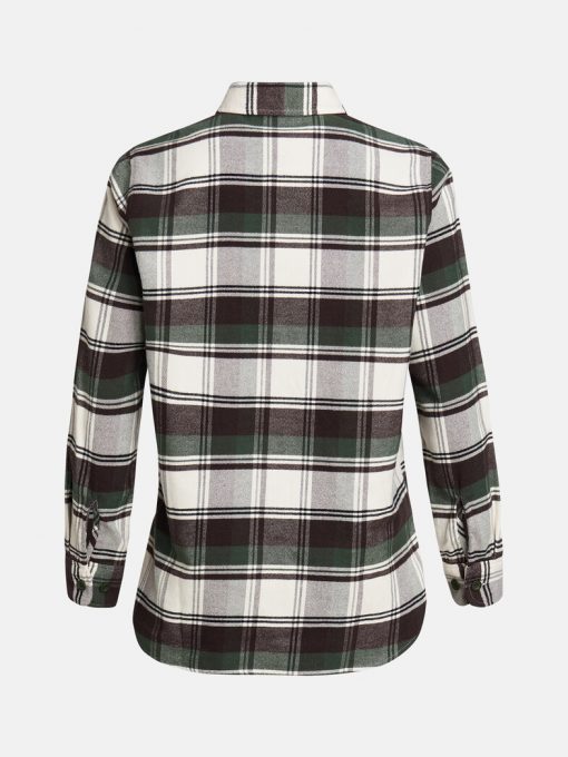 Peak Performance Kelly Flanell Shirt Women Brown