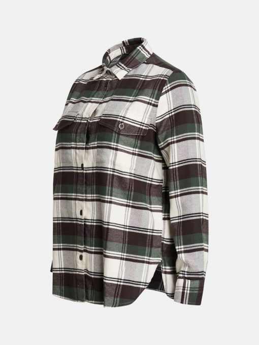Peak Performance Kelly Flanell Shirt Women Brown