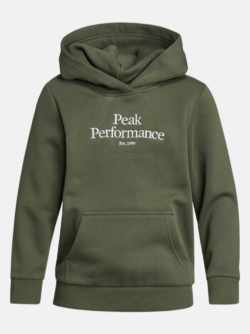 Peak Performance Original Hoodie Junior Thrill Green