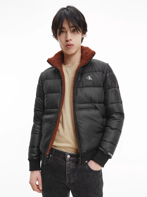 Calvin Klein 3-in-1 Reversible Jacket Black/Tortoise shell