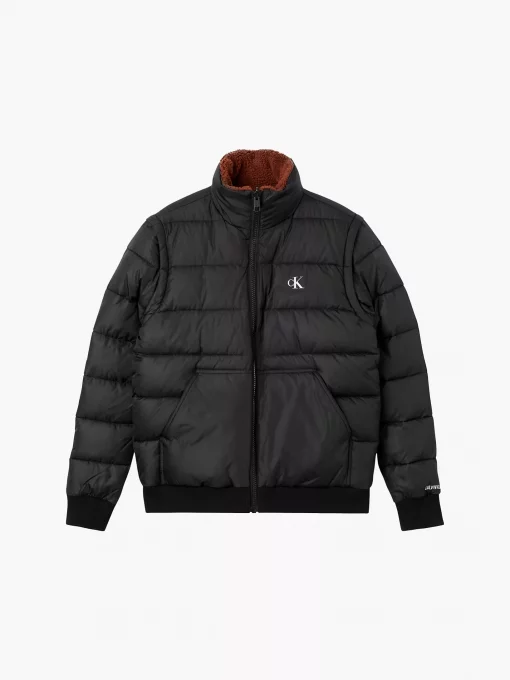 Calvin Klein 3-in-1 Reversible Jacket Black/Tortoise shell
