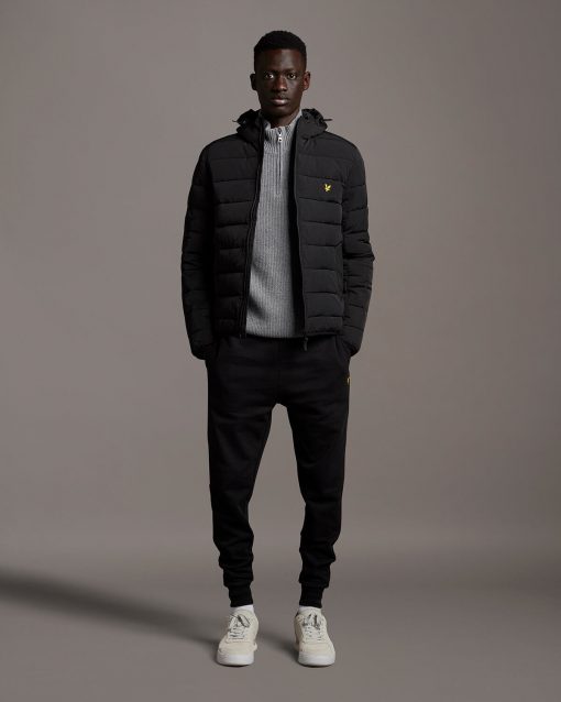 Lyle & Scott Lightweight Puffer Jacket Jet Black