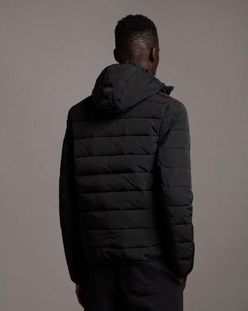 Lyle & Scott Lightweight Puffer Jacket Jet Black