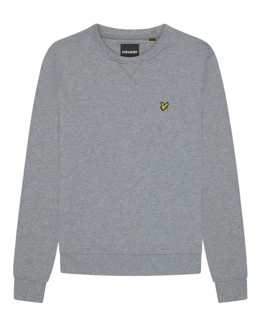 Lyle & Scott Crew Neck Sweatshirt Mid Grey Marl