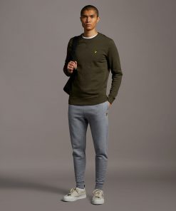 Lyle & Scott Skinny Sweatpants Mid Grey Marl