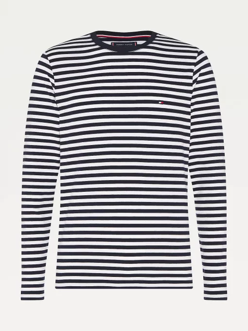 Tommy Hilfiger Slim Fit Long Sleeve T-shirt Desert Sky