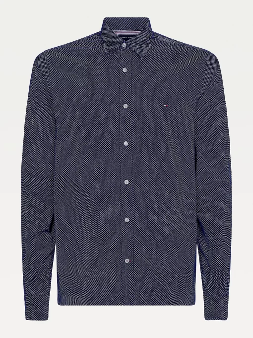 Tommy Hilfiger Corduroy Slim Fit Shirt Carbon Navy