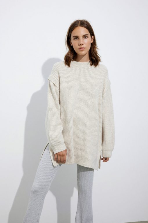 Envii Enoceane Knit Warm Beige Melange
