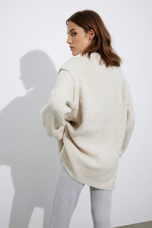 Envii Enoceane Knit Warm Beige Melange
