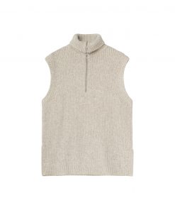Envii Enedith Vest Warm Beige Melange