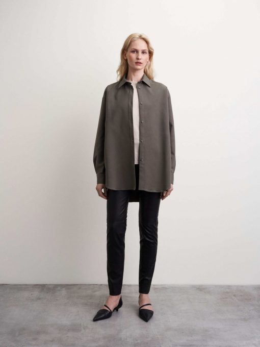 Tiger of Sweden Kinna Overshirt Mud