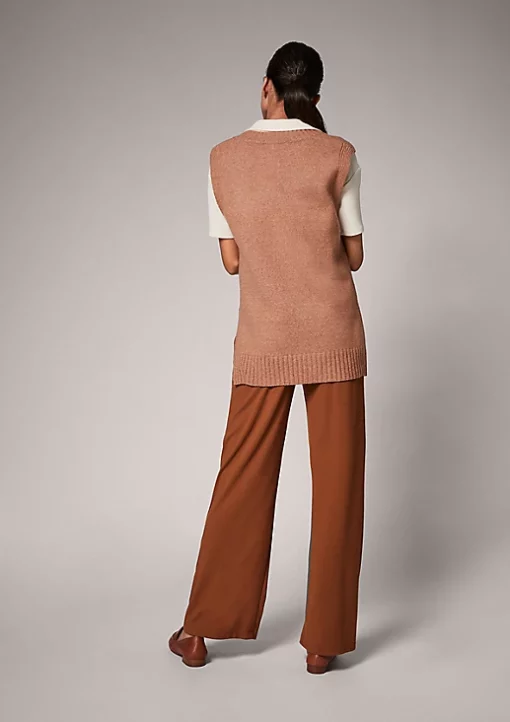 Comma, Knit Vest Cinnamon