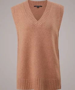 Comma, Knit Vest Cinnamon