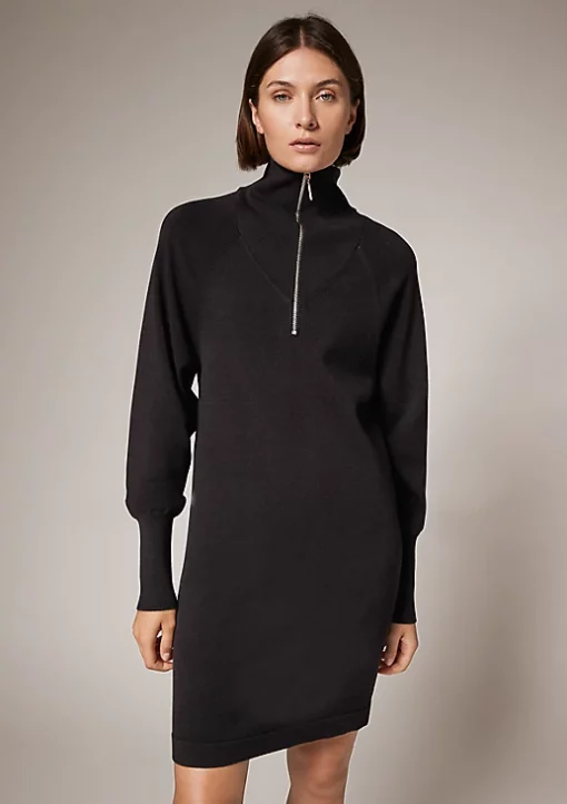 Comma, Knit Dress Black